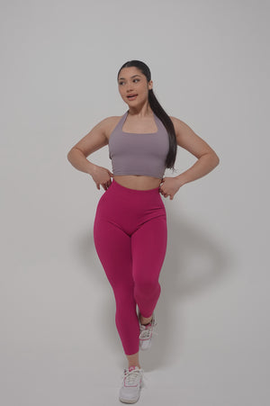 Magenta Curve Leggings