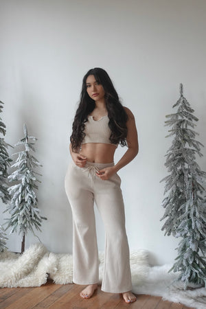 Cream Luxe Lounge Pants
